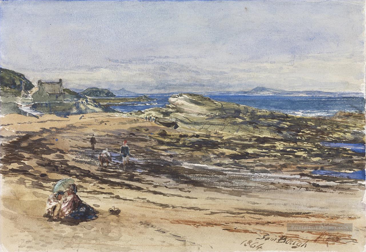 Paysage de la baie de Canty Samuel Bough Peintures à l'huile